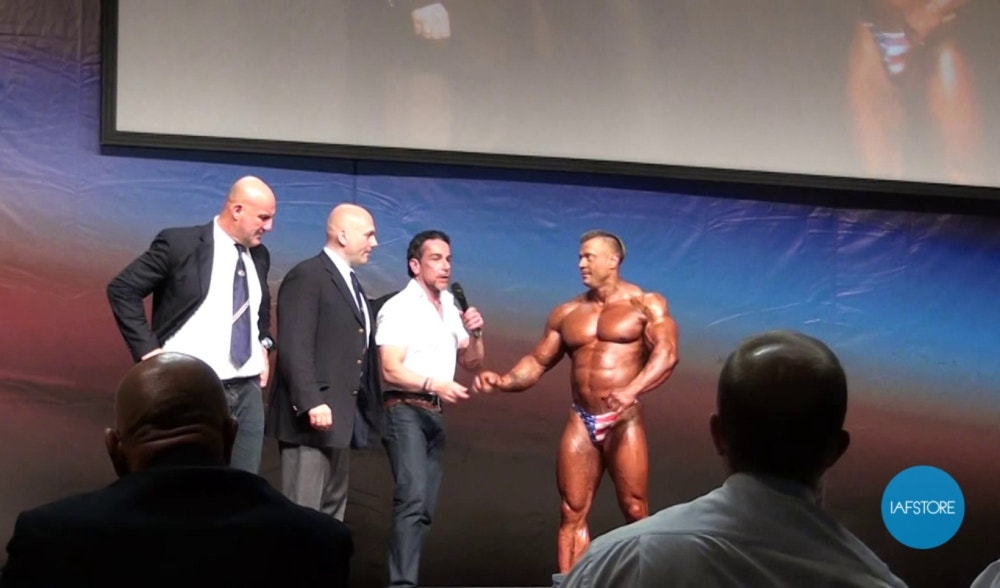 Thomas Benagli Special Guest Championnats Italiens IFBB 2014 Turin