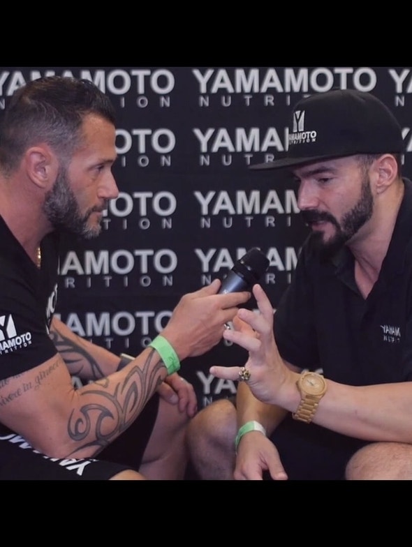 Interview de Marco Achille Gandolfi Vannini Men's Physique avec Emanuele Zanetti