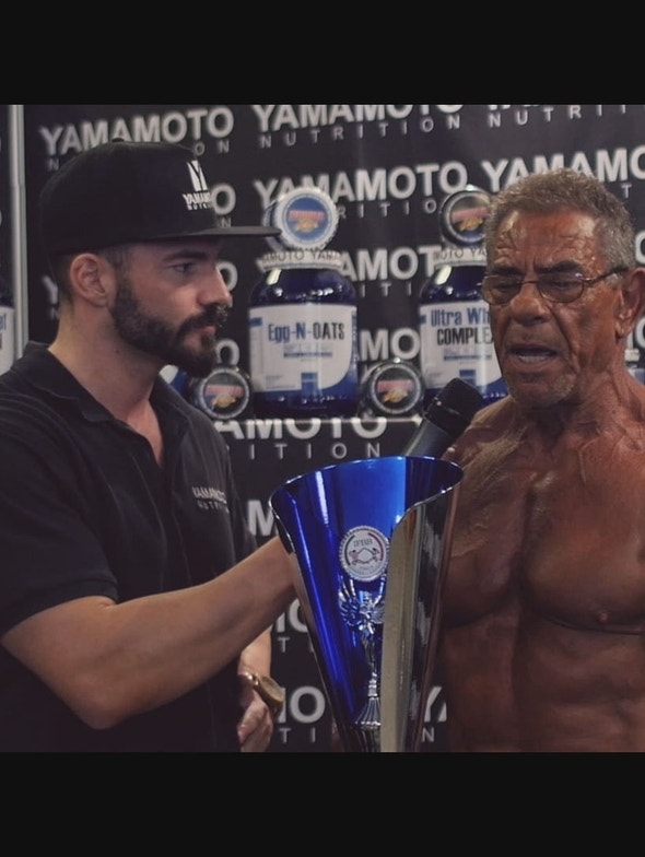 Interview de Vincenzo Lotito Bodybuilder IFBB Cat. Over 70 ans