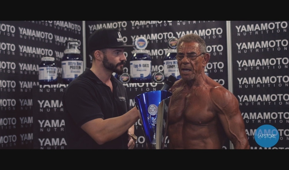 Interview de Vincenzo Lotito Bodybuilder IFBB Cat. Over 70 ans