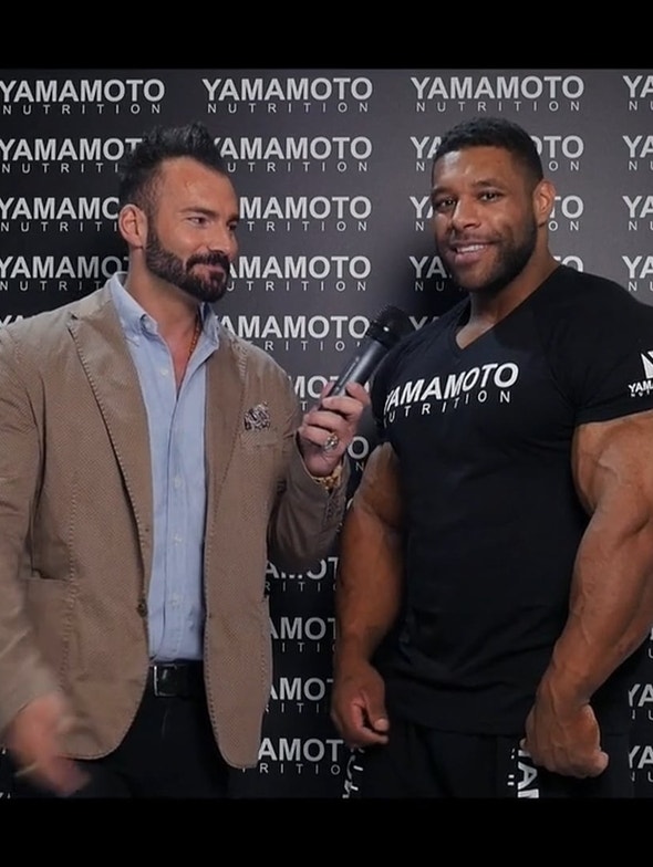 Interview de Nathan de Asha IFBB PRO à l'Arnold Classic Europe de 2016