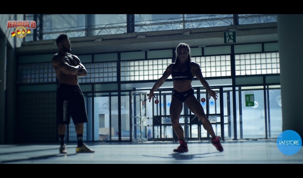 Woman vs Man: Silvia Matta et Emanuele Zanetti Yamamoto Nutrition Team à l'Arnold Classic Europe 2016