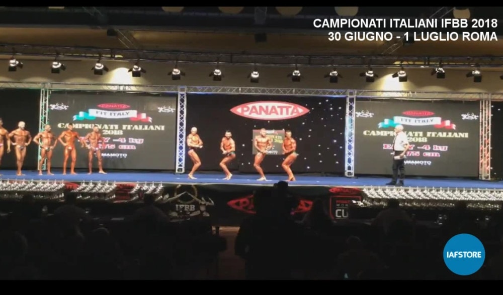 Championnats d'Italie IFBB 2018 - Rome - tout le streaming live de la compétition